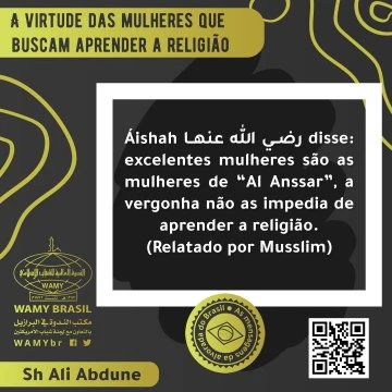 A virtude das mulheres que buscam aprender a religião