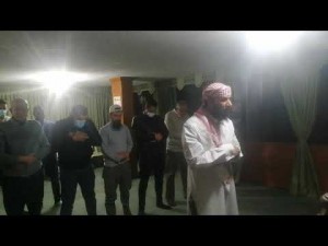 La oración del trawih Mezquita Bilal Colombia