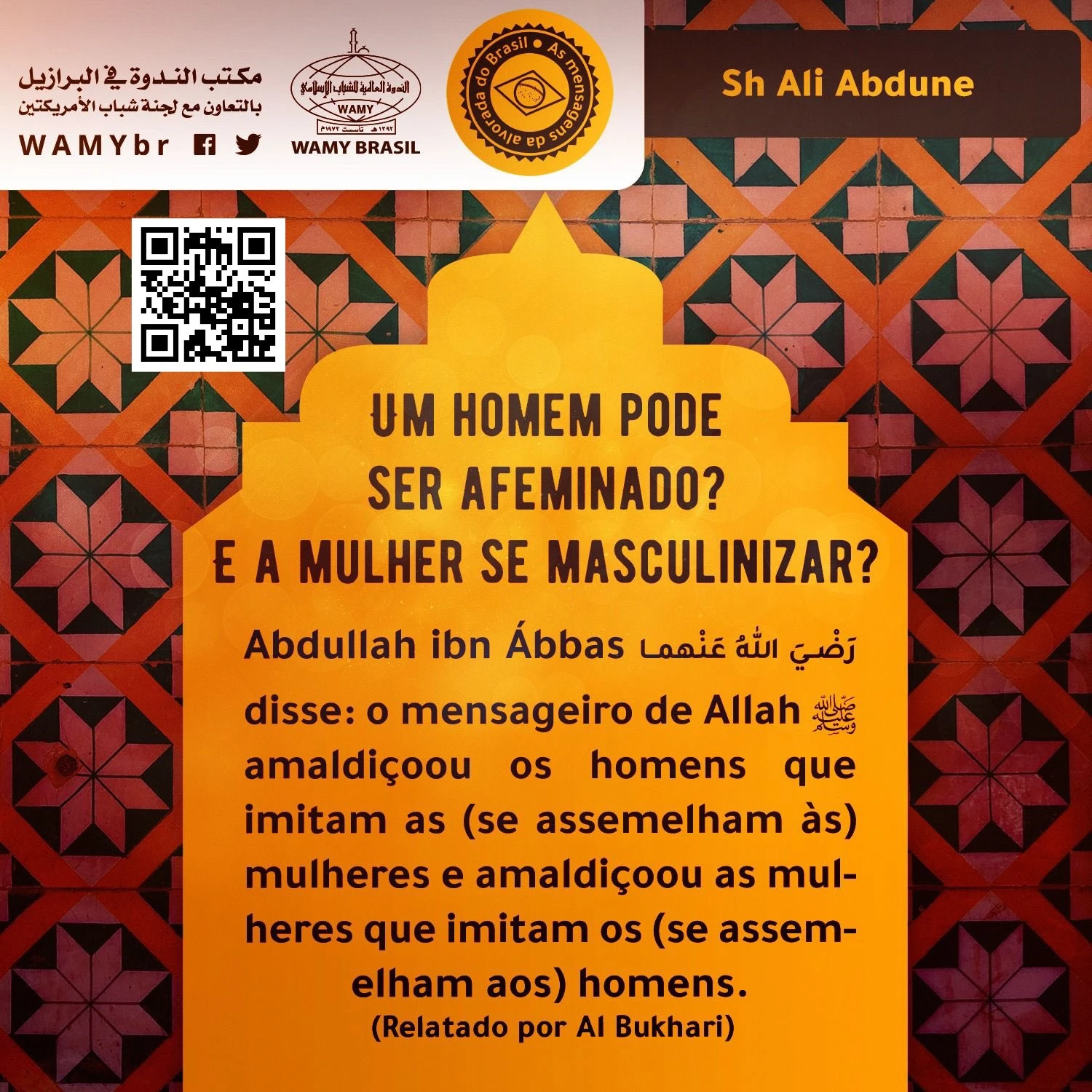 Um homem pode ser afeminado? E a mulher se masculinizar?