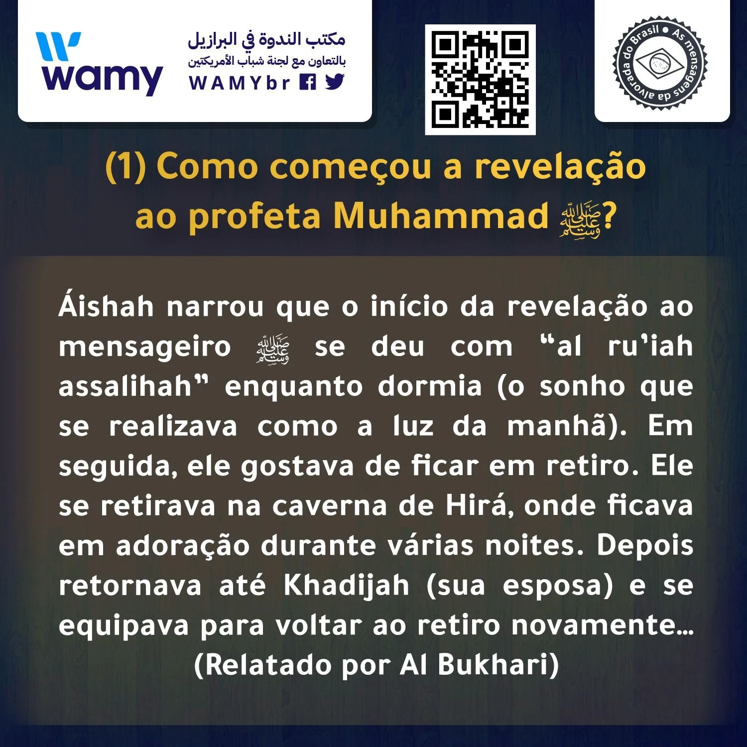 أول ما بدئ به رسول الله صلى الله عليه وسلم من الوحي