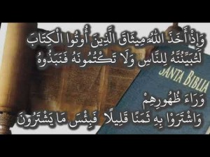 Allah mencionó Su pacto con la gente del Libro en las Escrituras, que les exigía