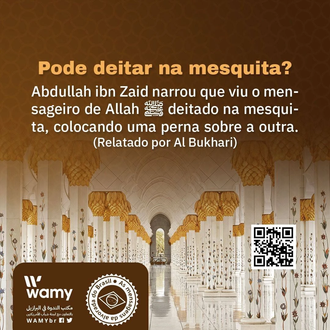 Pode deitar na mesquita?