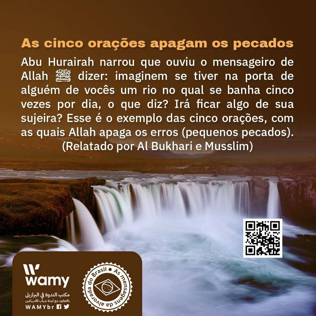 As cinco orações apagam os pecados