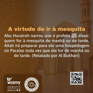 A virtude de ir à mesquita