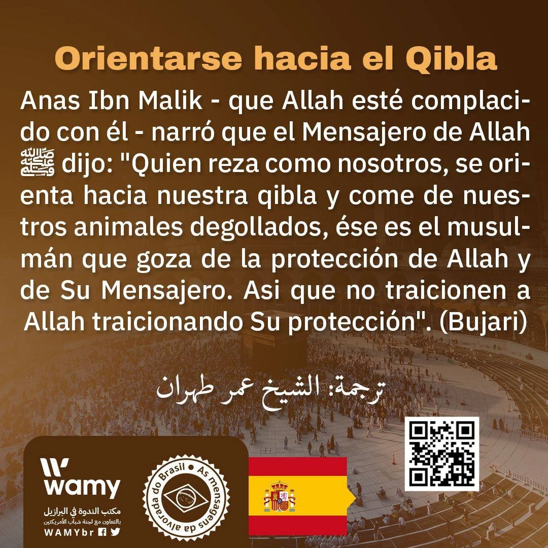 Orientarse hacia el Qibla