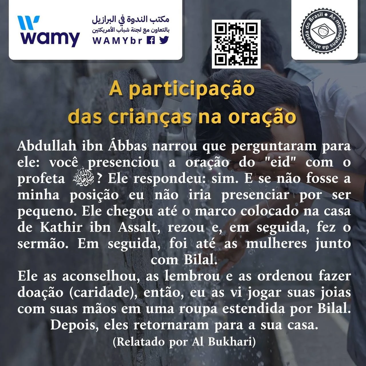 A participação das crianças na oração