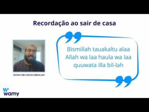 Recordação ao sair de casa