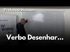 Aula conjugando o verbo Desenhar
